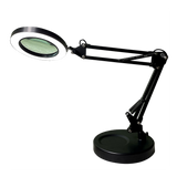 10X Magnifying Glass Desk Light Magnifier LED Lamp Reading Lamp With Base - Top-Down View