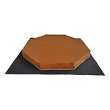 Kids Sand Pit Large Octagonal Wooden Sandpit - Close-Up Angle