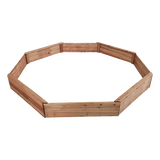 Kids Sand Pit Large Octagonal Wooden Sandpit - Top-Down View