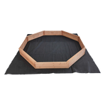 Kids Sand Pit Large Octagonal Wooden Sandpit