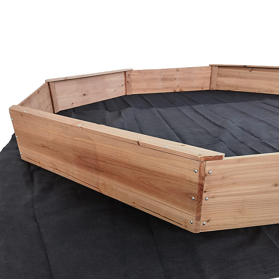 Kids Sand Pit Large Octagonal Wooden Sandpit, image 6