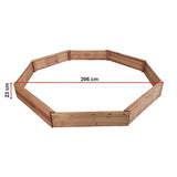 Kids Sand Pit Large Octagonal Wooden Sandpit - Extra Image