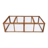 Chicken coop LARGE Run Guinea Pig Cage Villa Extension Rabbit hutch house pen - Top-Down View