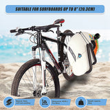 Adjustable Surfboard Skimboard Bicycle Bike Rack Carrier - Low Angle