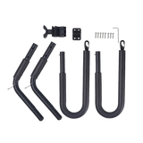 Adjustable Surfboard Skimboard Bicycle Bike Rack Carrier - Rear View