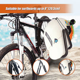 Adjustable Surfboard Skimboard Bicycle Bike Rack Carrier - Low Angle