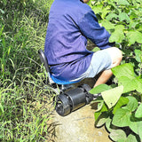 Gardening Seat Portable Height Adjustable Folding Stool Kneeling Pad - Front View