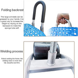 Gardening Seat Portable Height Adjustable Folding Stool Kneeling Pad - Close-Up Angle