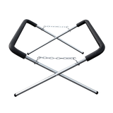 Fender Work Bench Panel Stand Curved Legs Panel Repair Beating Spray Painting - Close-Up Angle