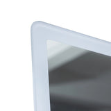 Rectangular Mirror LED Anti-Fog Illuminated Bathroom Living Room - 120x80cm - 45-Degree Angle