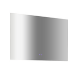 Rectangular Mirror LED Anti-Fog Illuminated Bathroom Living Room - 120x80cm - Side View