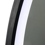Oval Mirror LED Anti-Fog Illuminated Bathroom Living Room