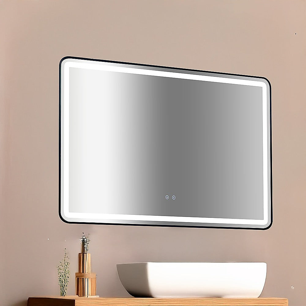 Rectangular Mirror LED Anti-Fog Illuminated Bathroom Living Room