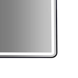Rectangular Mirror LED Anti-Fog Illuminated Bathroom Living Room