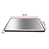 Rectangular Mirror LED Anti-Fog Illuminated Bathroom Living Room - Extra Image