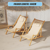 Premium Foldable Outdoor Sling Chair Patio Lounge - Extra Image