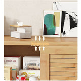 European Style TV Cabinet Entertainment Unit Stand Storage - Rear View