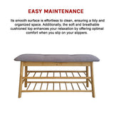Shoe Stool Storage Rack Cabinet Multifunctional Space Saving
