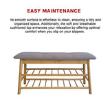 Shoe Stool Storage Rack Cabinet Multifunctional Space Saving - Extra Image