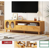 Modern TV Cabinet Entertainment Unit Stand Storage - Rear View