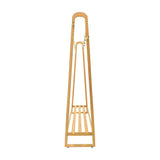 Wood 160x100cm Clothes Rack Slim Stylish Space Saving