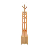 165x100cm Clothes Rack Stand Storage Shelves Modern Coat Tree