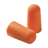 Foam Ear Plugs Disposable 200 Pairs Noise Cancelling Plane Sleep Snoring - Top-Down View