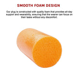 Foam Ear Plugs Disposable 200 Pairs Noise Cancelling Plane Sleep Snoring - Extra Image