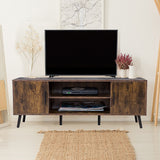 Modern TV Cabinet Entertainment Unit Stand Storage - Top-Down View