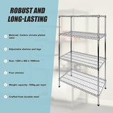 Modular Wire Storage Shelf 1200 x 450 x 1800mm Steel Shelving - Extra Image