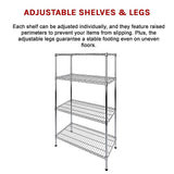 Modular Wire Storage Shelf 1200 x 450 x 1800mm Steel Shelving - Extra Image