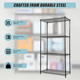 Modular Wire Storage Shelf 1200 x 450 x 1800mm Steel Shelving - Extra Image