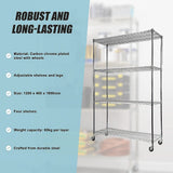 Modular Wire Storage Shelf 1200 x 450 x 1800mm Steel Shelving