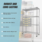 Modular Wire Storage Shelf 1200 x 450 x 1800mm Steel Shelving - Extra Image