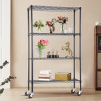 Modular Wire Storage Shelf 1200 x 450 x 1800mm Steel Shelving, Storage