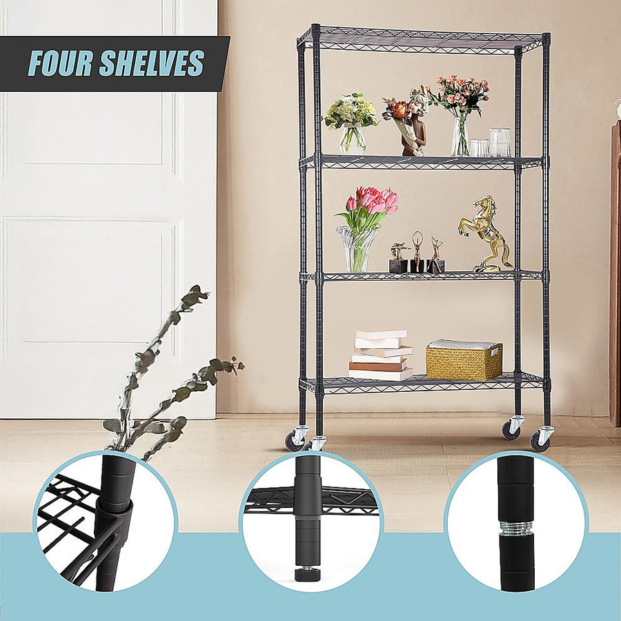 Modular Wire Storage Shelf 1200 x 450 x 1800mm Steel Shelving, image 10