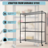 Modular Wire Storage Shelf 1200 x 450 x 1800mm Steel Shelving - Extra Image