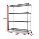 Modular Wire Storage Shelf 1200 x 450 x 1800mm Steel Shelving - Extra Image