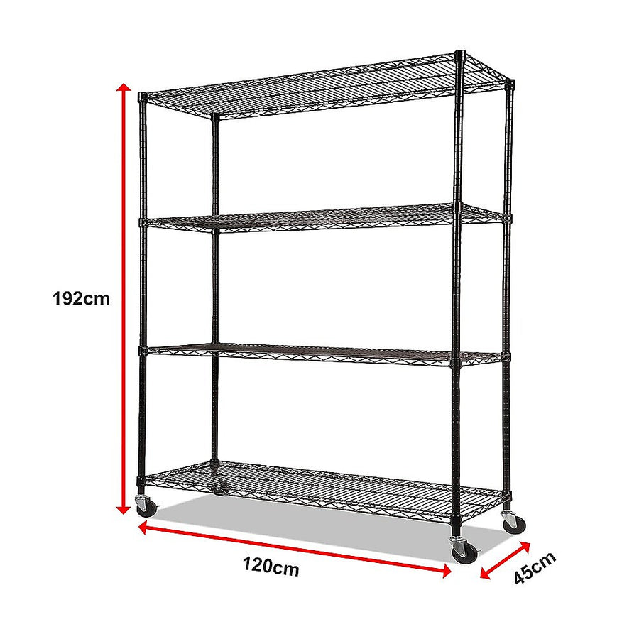 Modular Wire Storage Shelf 1200 x 450 x 1800mm Steel Shelving, image 14