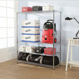 Modular Wire Storage Shelf 1500 x 600 x 1800mm Steel Shelving - Front View