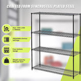 Modular Wire Storage Shelf 1500 x 600 x 1800mm Steel Shelving - Extra Image