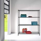 Modular Wire Storage Shelf 1500 x 600 x 1800mm Steel Shelving - Front View