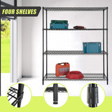 Modular Wire Storage Shelf 1500 x 600 x 1800mm Steel Shelving - Extra Image