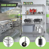 Modular Wire Storage Shelf 1500 x 600 x 1800mm Steel Shelving - Extra Image