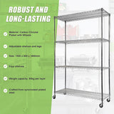 Modular Wire Storage Shelf 1500 x 600 x 1800mm Steel Shelving - Extra Image