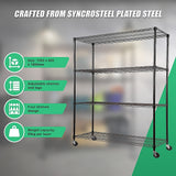 Modular Wire Storage Shelf 1500 x 600 x 1800mm Steel Shelving