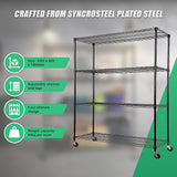 Modular Wire Storage Shelf 1500 x 600 x 1800mm Steel Shelving - Extra Image
