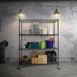 Modular Wire Storage Shelf 1500 x 600 x 1800mm Steel Shelving - Front View