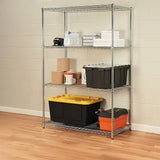 Modular Wire Storage Shelf 900 x 350 x 1800mm Steel Shelving - Front View