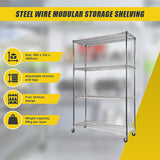 Modular Wire Storage Shelf 900 x 350 x 1800mm Steel Shelving - Extra Image